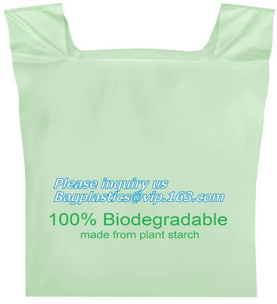 Custom Cornstarch 100% Compostable Biodegradable Trash bag,PLA compostable plastic fresh vegetables packaging bag PBAT