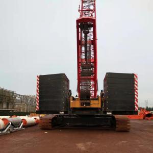 62m+42m Fixed Jib 320ton Crawler Crane  Improve Construction Efficiency