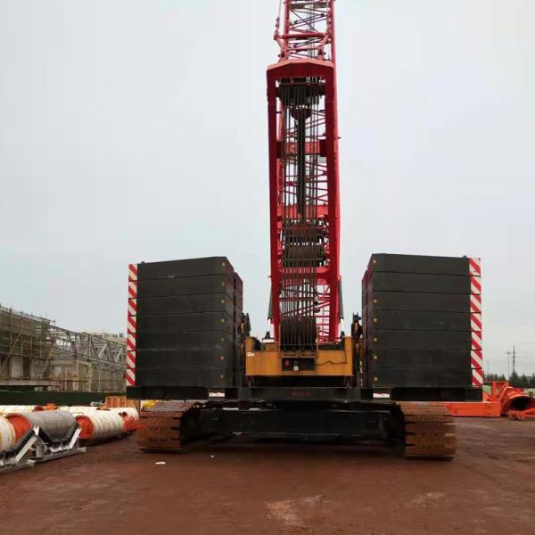 Quality 62m+42m Fixed Jib 320ton Crawler Crane  Improve Construction Efficiency for sale