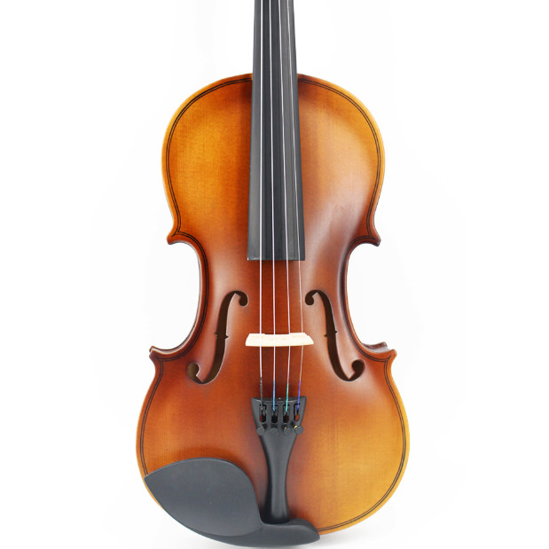 High glossy Children Violin 1/4 size with violin pickup Violins have many strings, including nylon strings, steel string