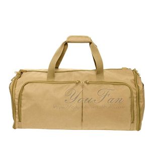 China Canvas Material Travel Duffel Bags , Large Capacity Military Duffle Bag on sale