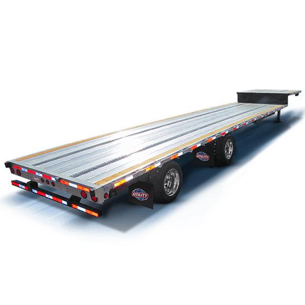 Quality 80t Removable Lowboy Flatbed Trailer Flatbed Container Excavator Transport Lowbed Truck Trailer for sale