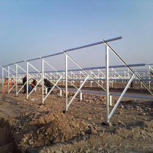 China Ground Screw Or Concrete Foundation Metal Frame For Solar Panel Al6005-T5 wholesale