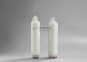 China 0.22 Micron Pleated PP/Polyester/Glass fiber Pleated Filter Cartridge for RO Security System wholesale
