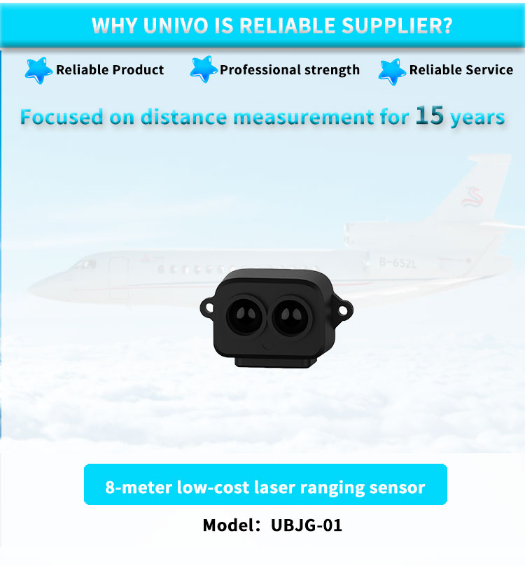 Mini UBJG-01 Laser Distance Sensor For Traffic Flow Measurement 0.2m-8m