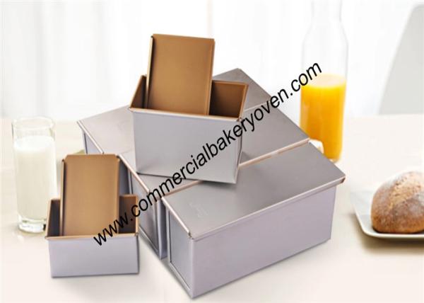 Quality Aluminum Toast Bread Mold Non Toxic Rectangular Shape Height 110mm for sale