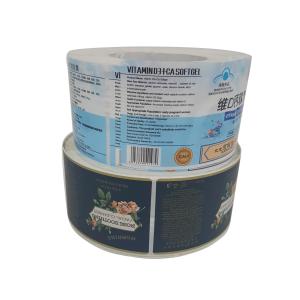 Roll Sticker Label CMYK Color Printed Custom Design Paper Card Printing OEM China Factory Price