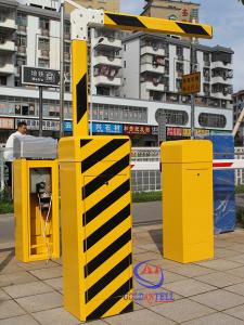 China 3M - 6M Option Cold Rolled Steel Vehicle Access Gate 220V AC / 110V AC Automatic wholesale