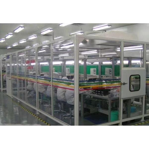 Clean room air flow demonstration