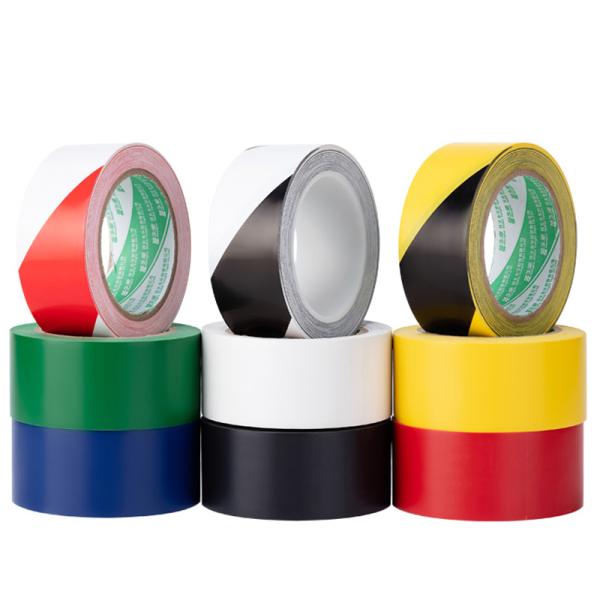 White Black PVC Tape 50mm Lane Marking RoHS Certification