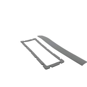 China Fire Protection Battery Pack Sealing Customized Size Shape Silicone Rubber Gasket wholesale