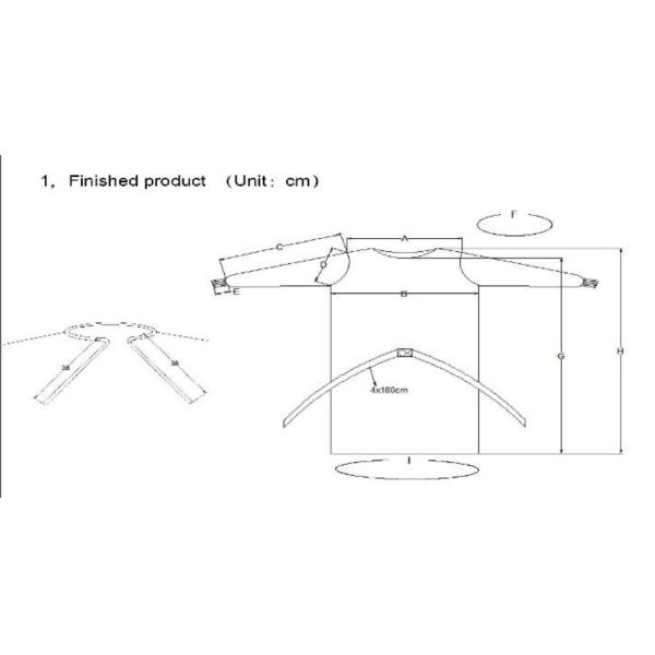 Yellow Isolation Gowns Universal Size Personal Protective Equipment In Hospital