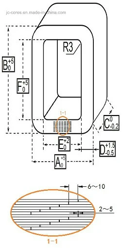 3 Three Phase Transformer Core Wound Core For Distribution 2500kVA