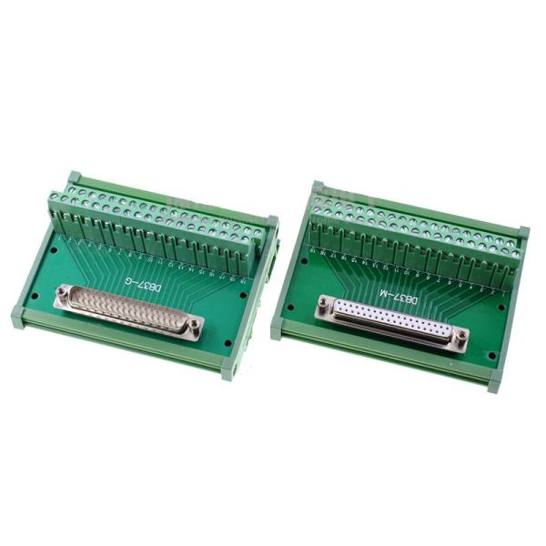 Quality DB37 D Sub 37 Pin Sing End Connectors Terminal Block Breakout Board for sale