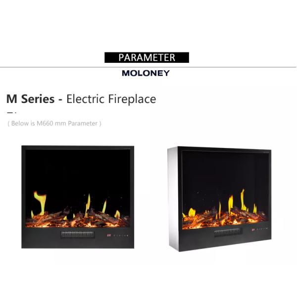 1900mm Colour Changing Wall Mounted Fire Remote Control Lcd Artificial Fire Flame