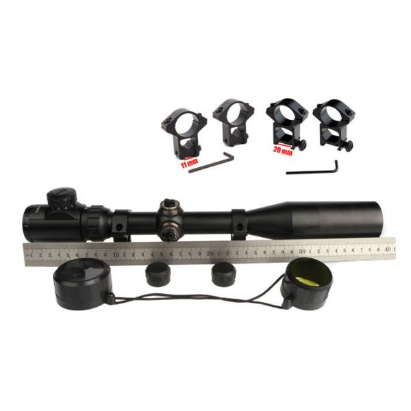 Aluminum Alloy Lighted Crossbow Scopes , Long Distance Scopes 3 - 9X40EG
