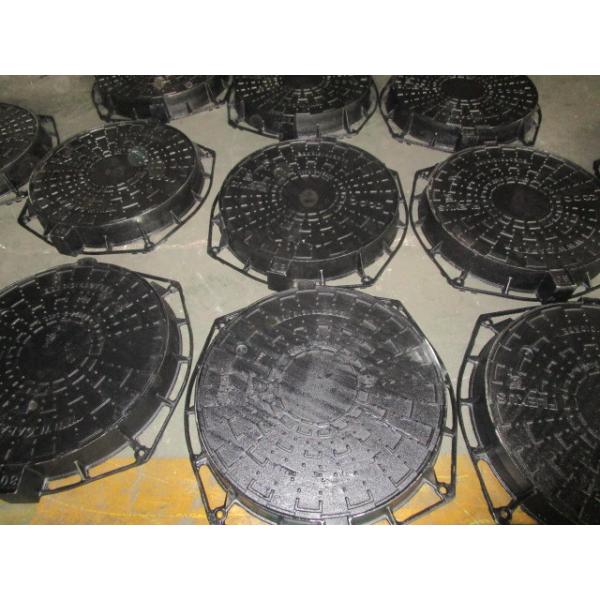 Professional Ductile Iron Manhole Cover Spray Paint Easy To Assemble Customize