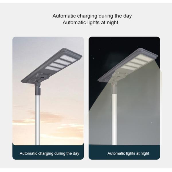 All in One Integrated Solar LED Street Light with Auto Dimming in Smart Cities