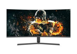China 4000:1 Contrast Ratio 34 Inch Ultrawide Curved Monitor HDR400 Gaming Monitor 180Hz wholesale