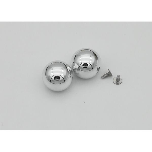 Round Decorative Rivet Heads , Silver Acryl Decorative Pop Rivets Elegant