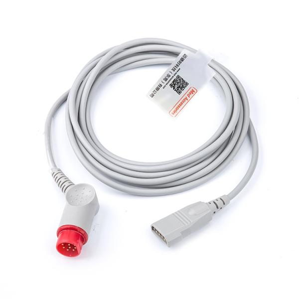 Odorless IBP Extension Cable Multiscene Compatible Mindray To PVB 12 Pin