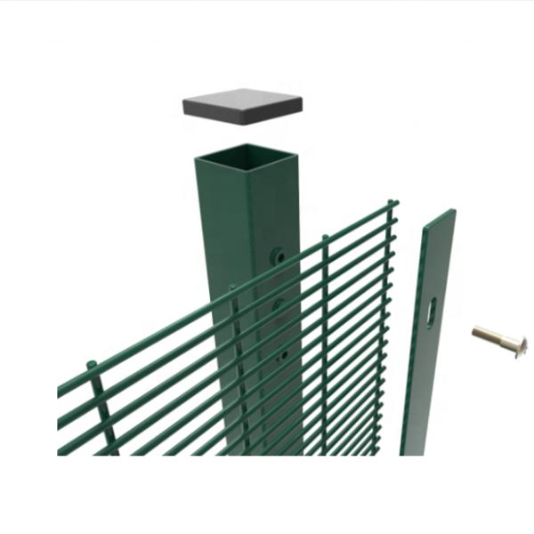 Anti Climb 358 Security Fence PVC Coated Easily Assembled Corrosion Resistant