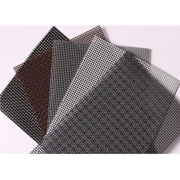Flame Retardant SS 304 Mosquito Mesh , Plain Weave Heavy Duty Window Screen
