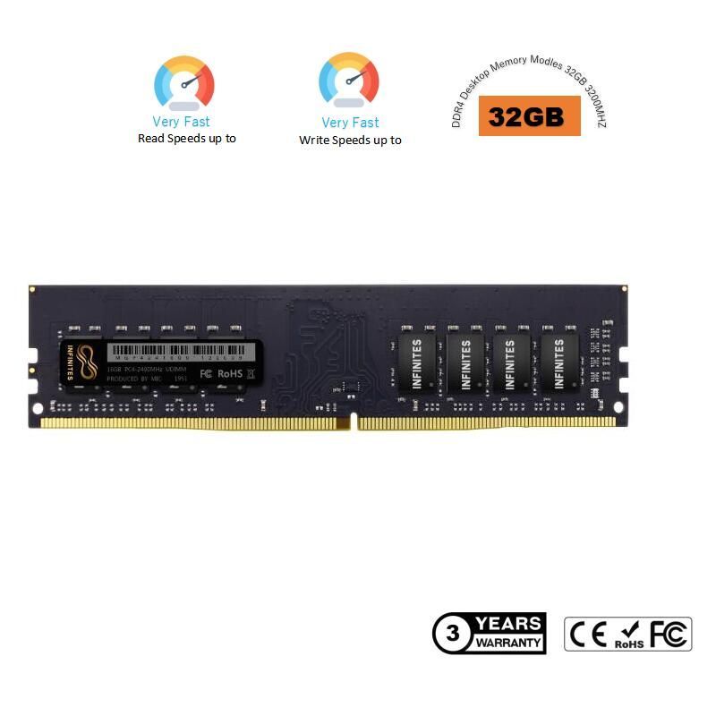 16GB 32GB DDR4 Udimm 3200MHz 1.2V Desktop Computer Memory RAM RAM Memory Price SSD Drive