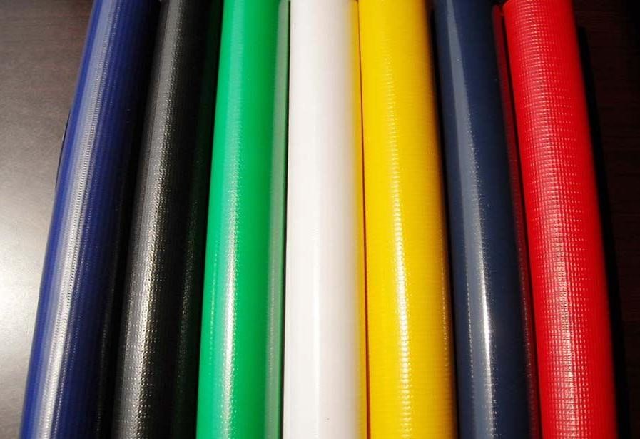 Awning Stripe 480g Fire Resistant Tarpaulin UV Resistant With 35% Polyester High Strength Material