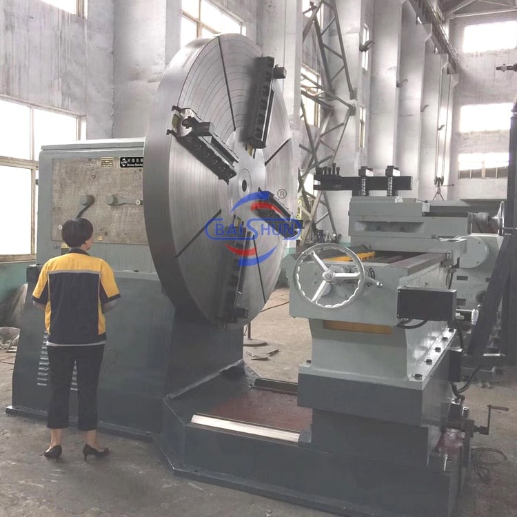 PLC Controlling Floor Type C6020 Metal Turning Face Lathe Machines