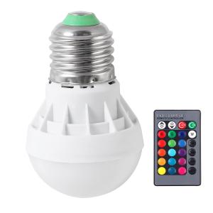 China RGB Color Changing Dimmable LED Bulbs E12 E14 LED Bulb 3W Wattage wholesale