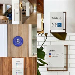 Commercial Building Wayfinding Signage Professional Directory Sign