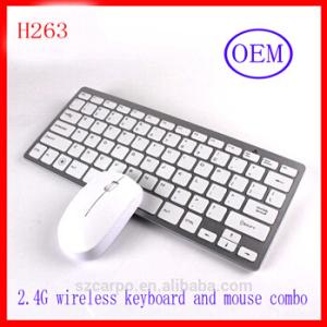 China Carpo H263 Customize wireless/bluetooth keyboard combo computer prepherals wholesale