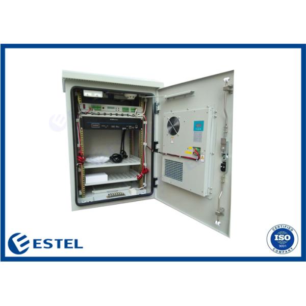 Pole Mounted IP55 TEC Outdoor Telecom Enclosure 19 Inch Non Corrosive