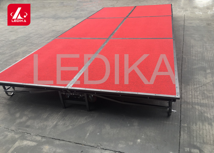 Aluminum Stage Platform , Outdoor Mobile Steel Layher Wooden Frame Stage