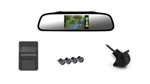China Auto 4.3&quot; Rear View Parking Sensor System 640*480 Resolution Display Format 16 / 9 wholesale