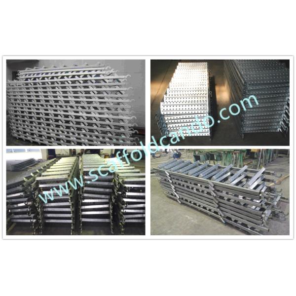 Ringlock system Q235 scaffolding 550*2691mm stair case 9 steps with 50mm hooks for ladder passagaway with high loading