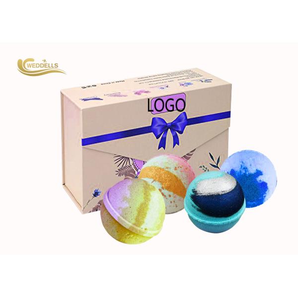 Custom Luxury Bath Bomb Gift Sets Organic Color Changing bath Fizzy