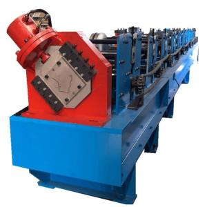 China Steel Gutter Downspout Roll Forming Machine , Metal Rain Gutter Making Machine wholesale