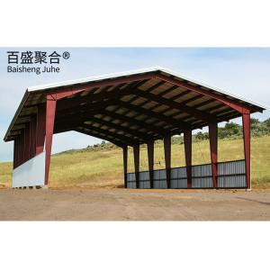 China Q235/Q345B Grade Light Steel Structure Metal Hay Sheds wholesale