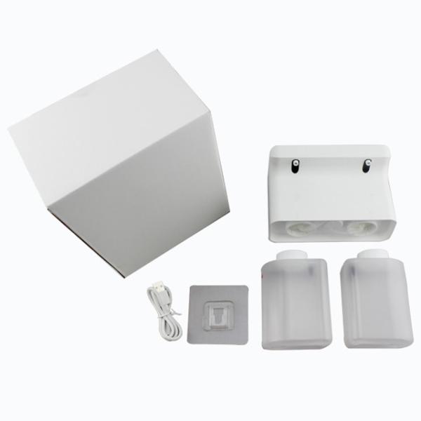 ROHS Automatic Foam Liquid Soap Dispenser 3.7W 2 Spouts ABS