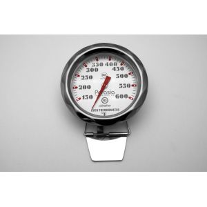 China Waterproof Oven Temp Thermometer Silver With Stainless Steel Clamp Stand wholesale