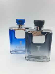 China 100ml Luxury Glass Perfume Bottle For Men Hot Stamping wholesale