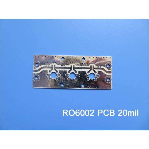 2 Layer RT Duroid 6002 25mil PCB Substrate Immersion Gold Plating