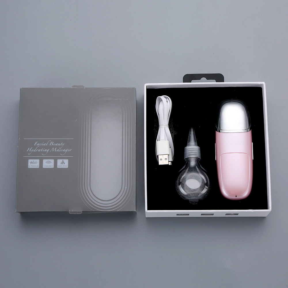 Rechargeable Vibrating Nano Facial Mister Hydrating / Massage Function