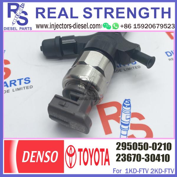 Common rail fuel injector , 295050-0210 for TOYOTA 1KD-FTV 23670-39255, 23670-30410, 23670-39355