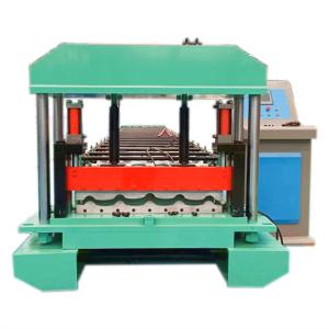 China Pre Painted Glazed Tile Roll Forming Machine PPGI Step Tile Roll Forming Machine wholesale