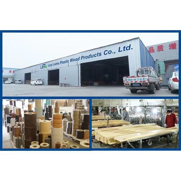 Brushed Surface WPC Panels PVC WPC Wall Panels for Indoor Interior Decoration Fence