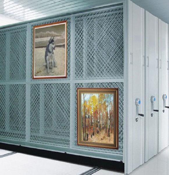 Quality Full Door Compact Mobile Shelving Frame Box Type For Display Collection for sale