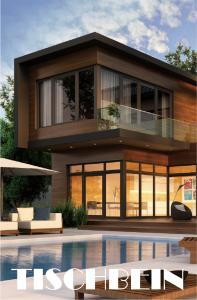 Luxurious Design Low Noise Operation Low Power Consumption Residential Home Elevator 3-5 Stops Wooden Handrail For Home